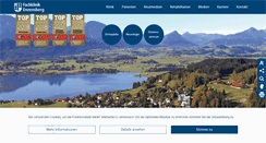 Desktop Screenshot of fachklinik-enzensberg.de