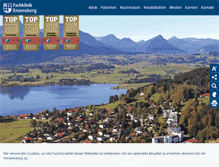 Tablet Screenshot of fachklinik-enzensberg.de